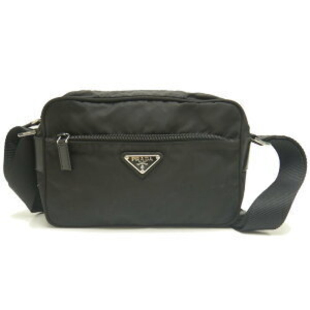 Prada Vela Nylon Shoulder Bag Nero Black - Picture 10 of 10